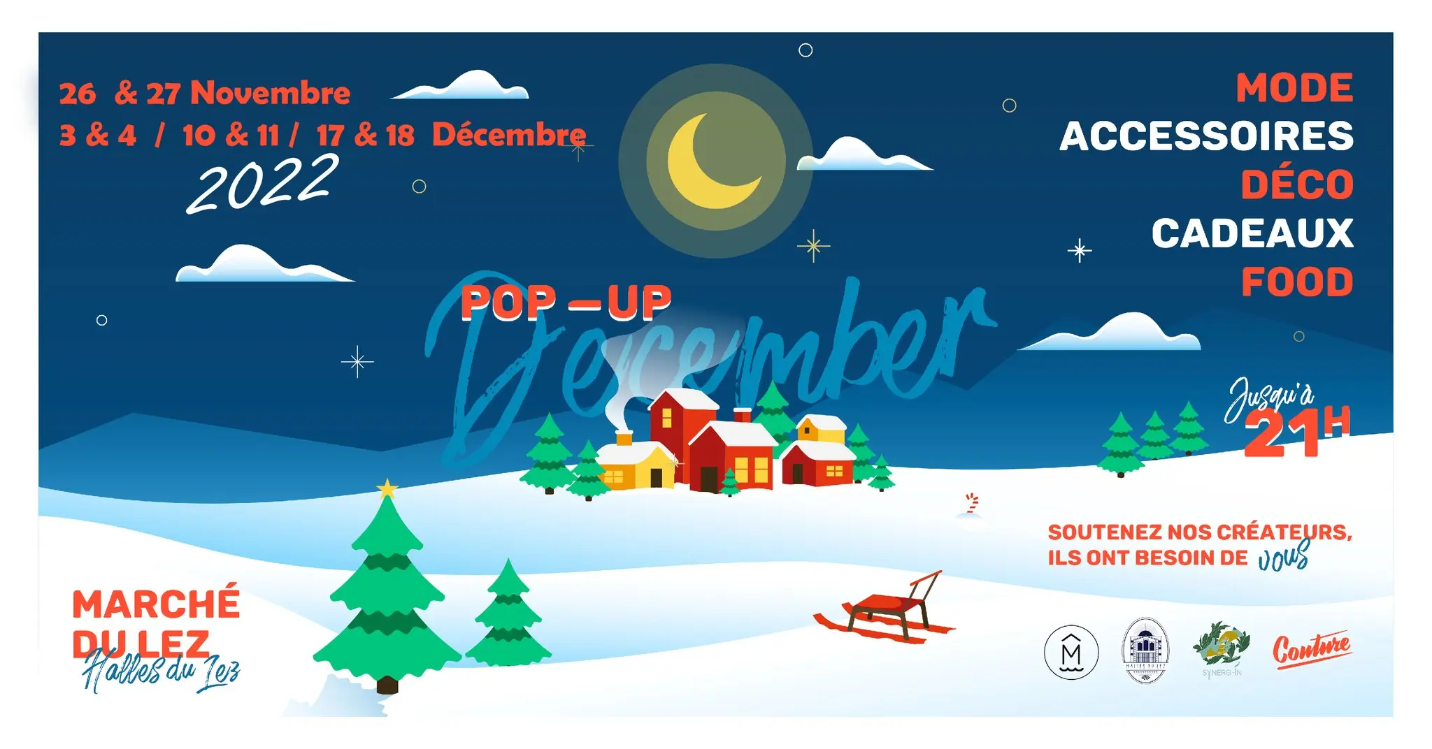 Pop-Up December à Montpellier au Marché du Lez