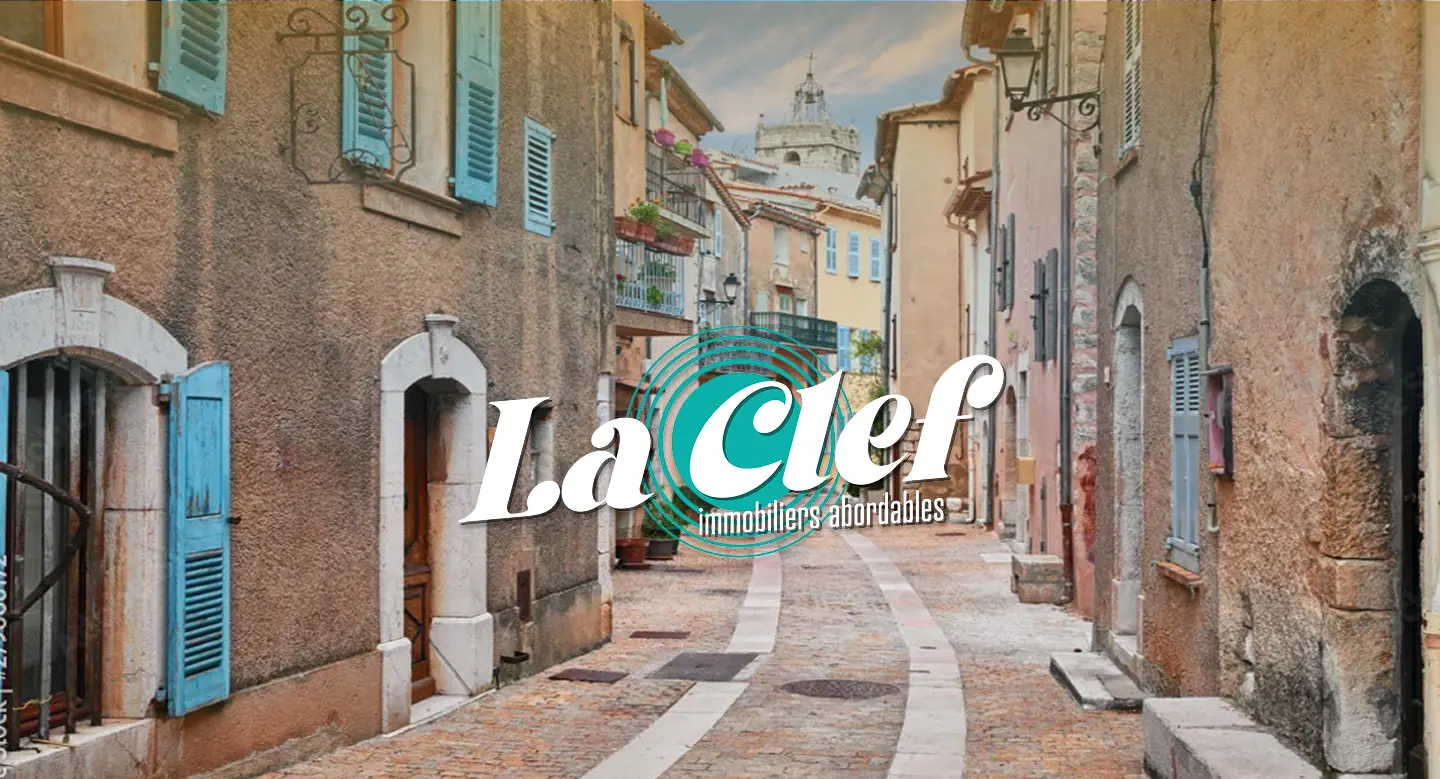 hero avec logo la clef