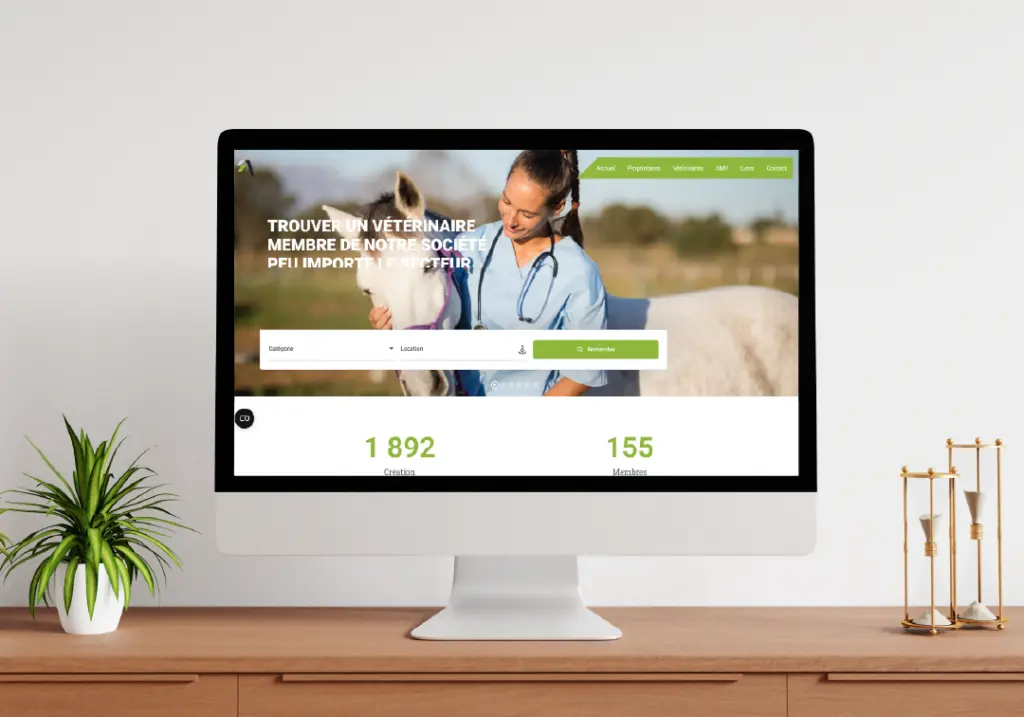 Mockup Veterinaire